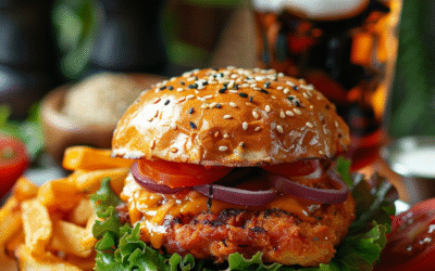 Cómo Preparar y Disfrutar de una Hamburguesa de Pollo Crujiente Perfecta