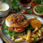 hamburguesa de pollo