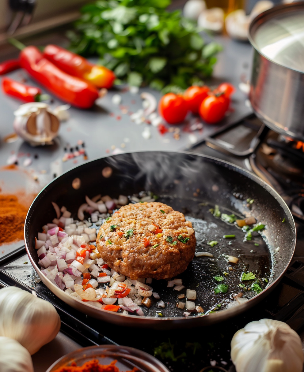 hamburguesa de pollo