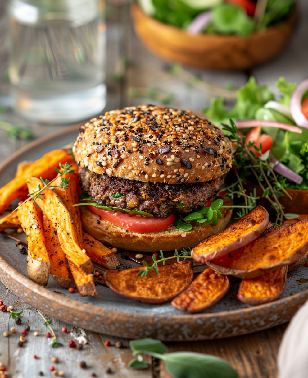 hamburguesa de quinoa