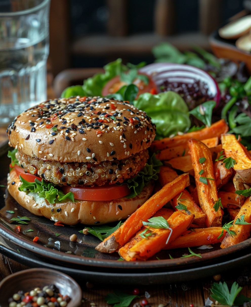 hamburguesa de quinoa