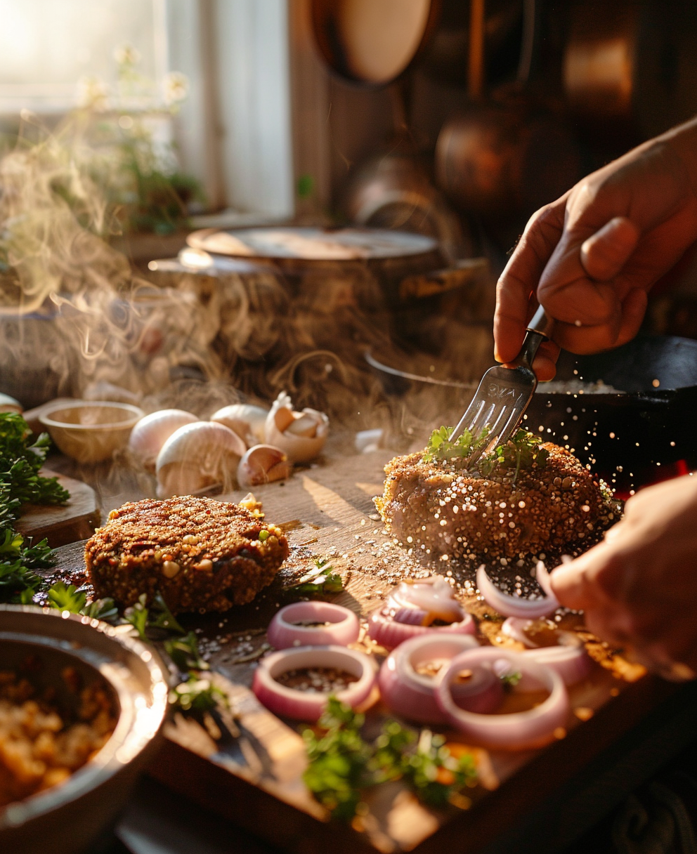 hamburguesa de quinoa