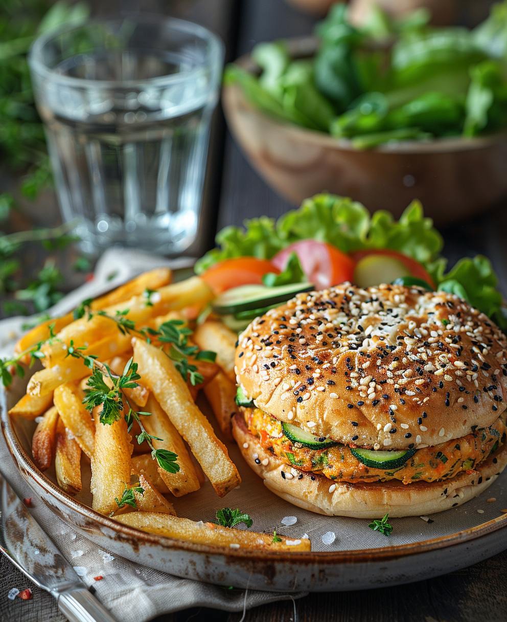 hamburguesas de calabacín