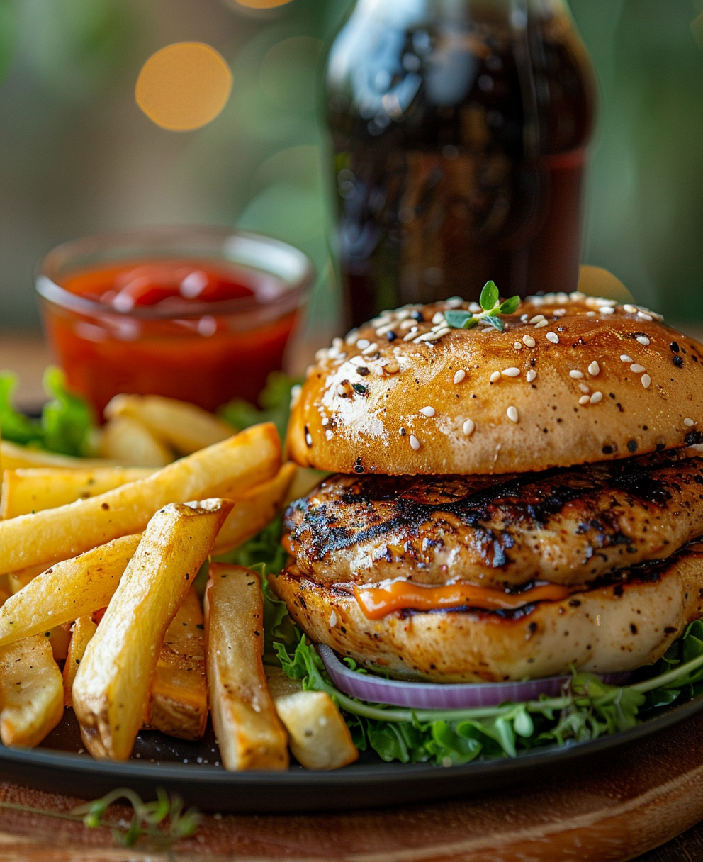 hamburguesas de pollo caseras