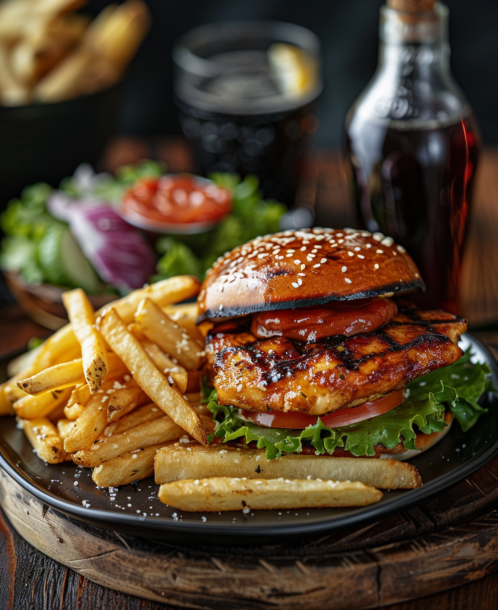 hamburguesas de pollo caseras