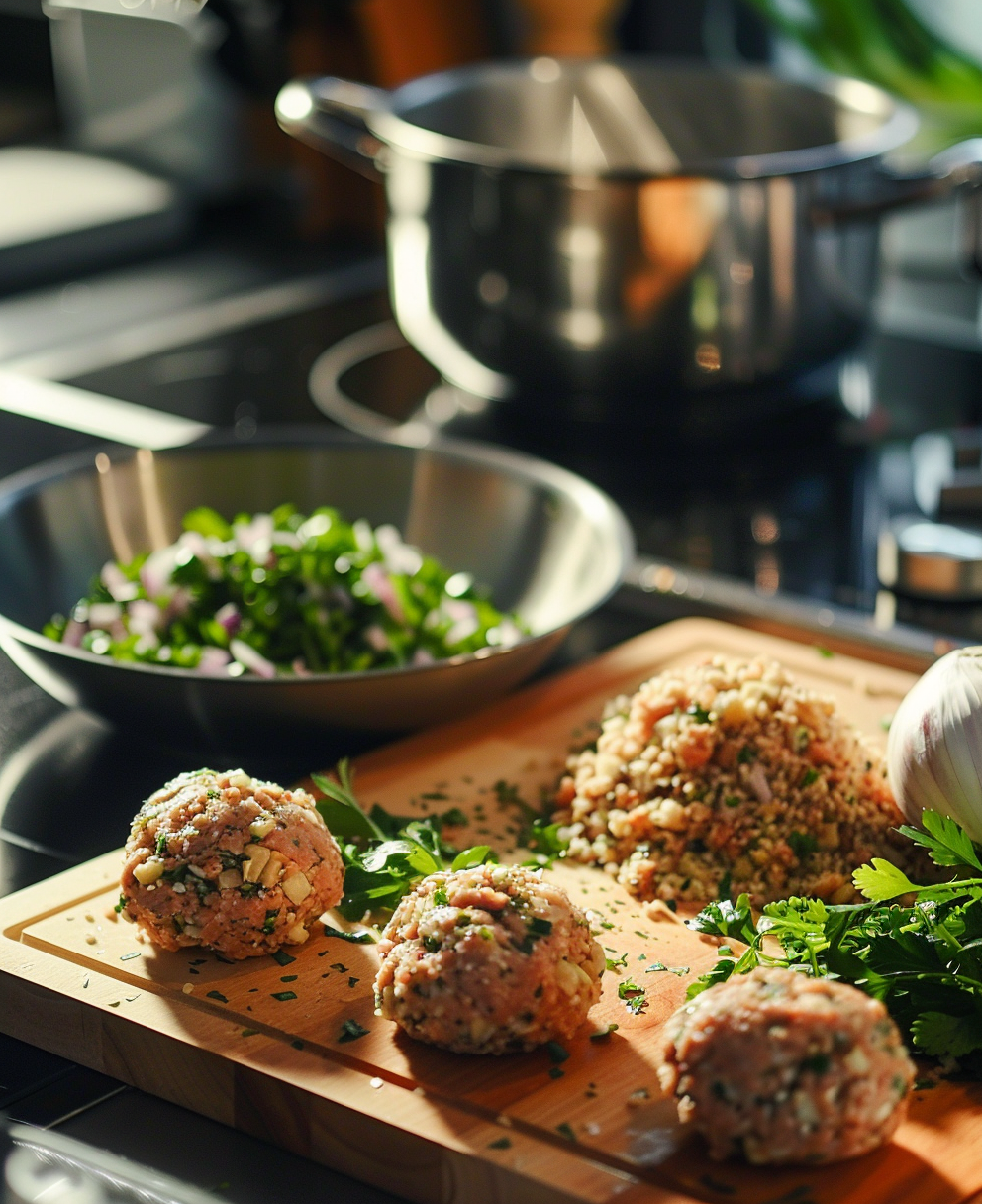 hamburguesas de pollo caseras