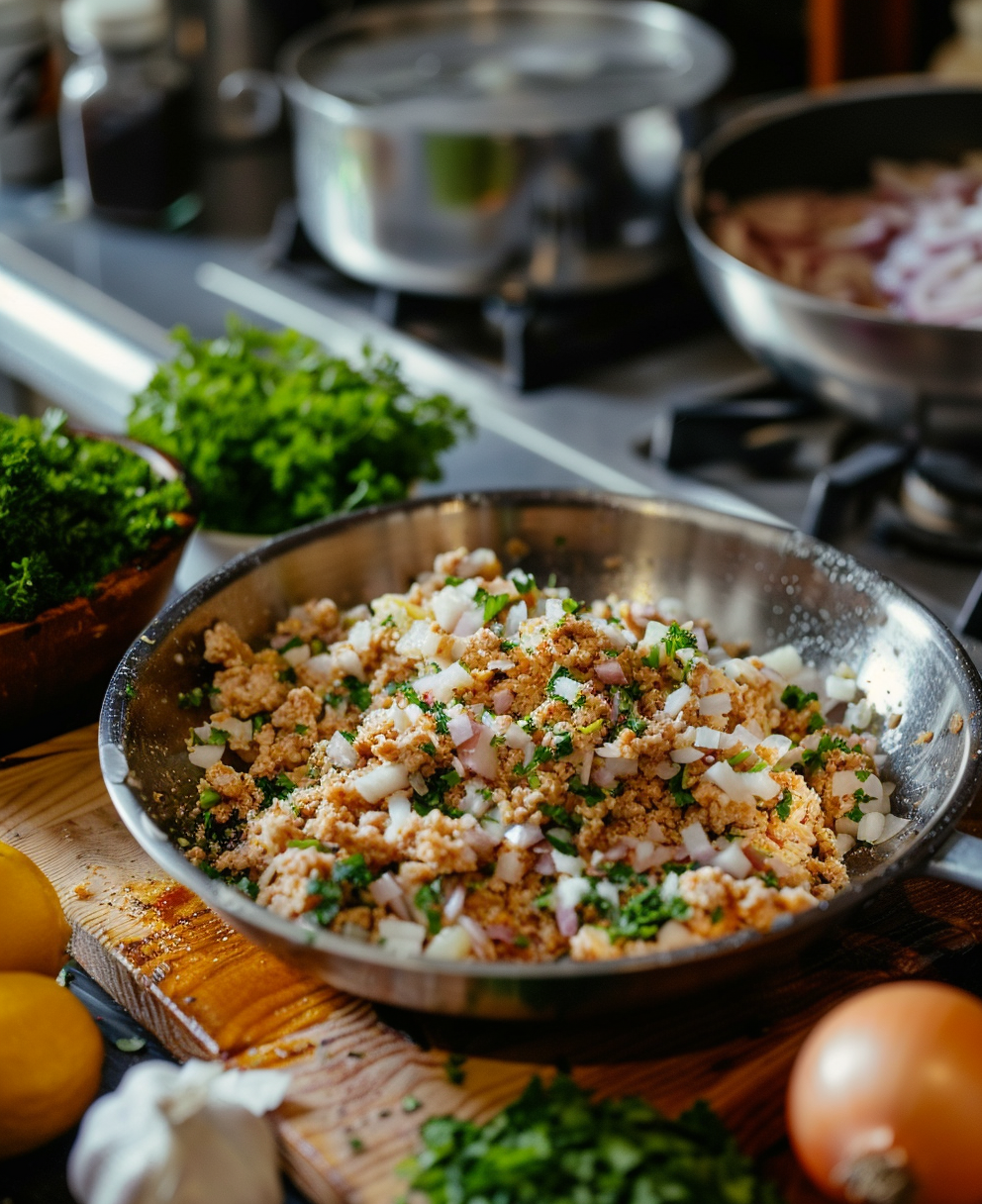 hamburguesas de pollo caseras