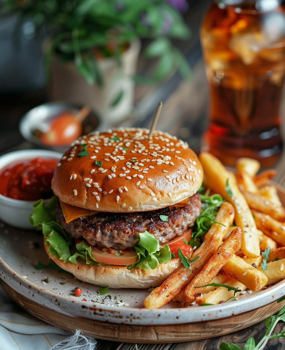 hamburguesas freidora de aire