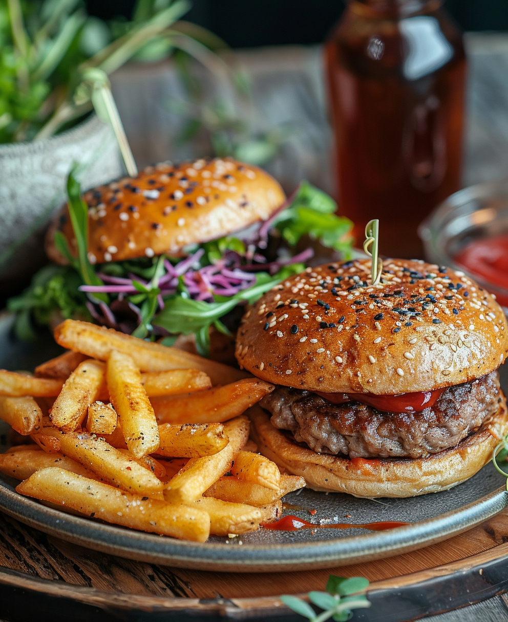 hamburguesas freidora de aire
