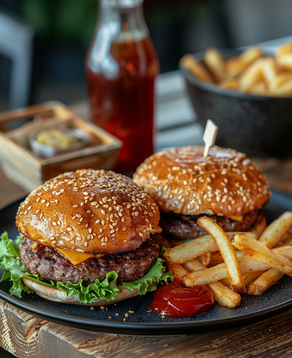 hamburguesas freidora de aire