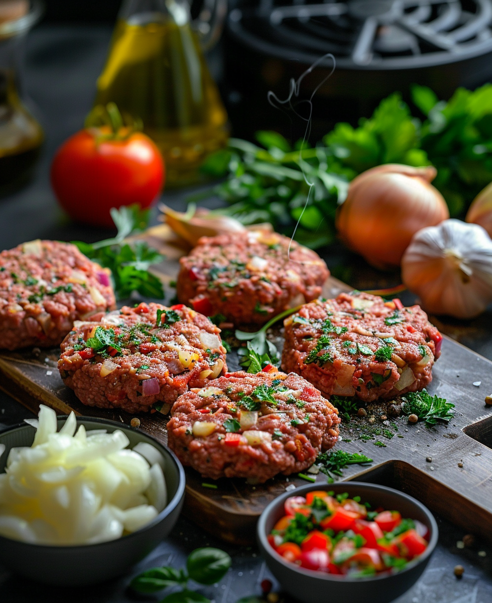 hamburguesas freidora de aire