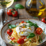 pasta con la burrata