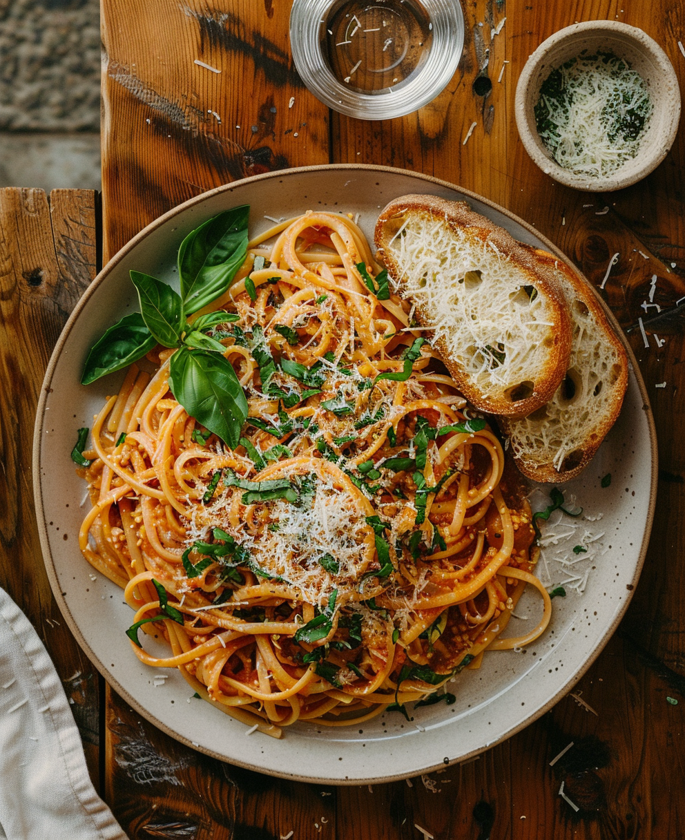 pasta con tomate