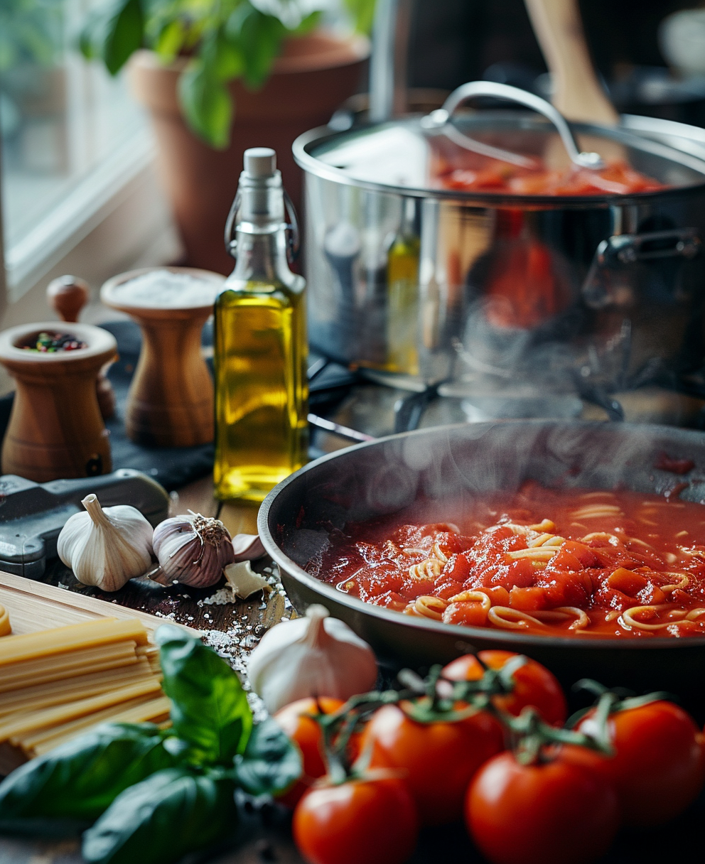 pasta con tomate