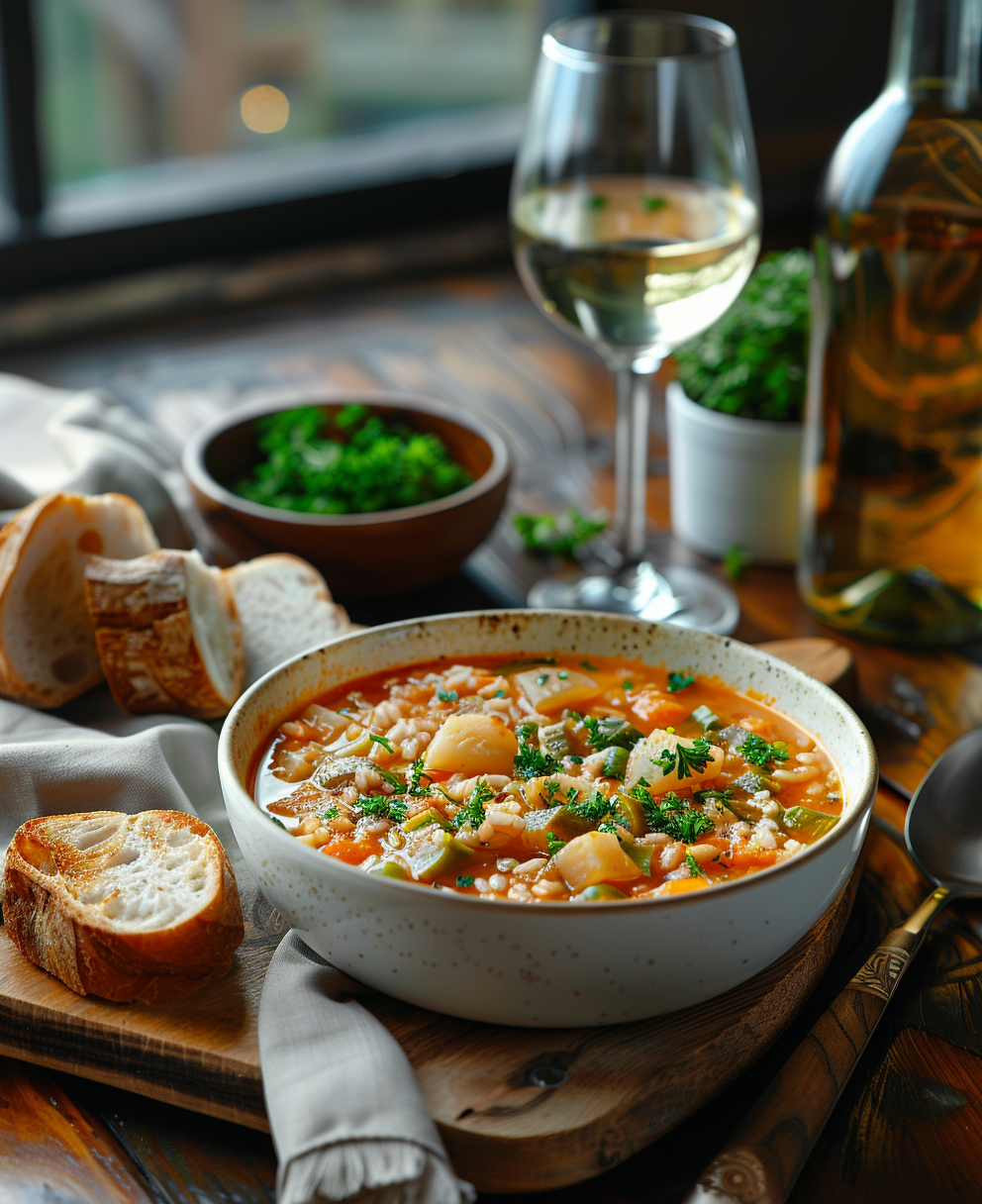 arroz caldoso con verduras
