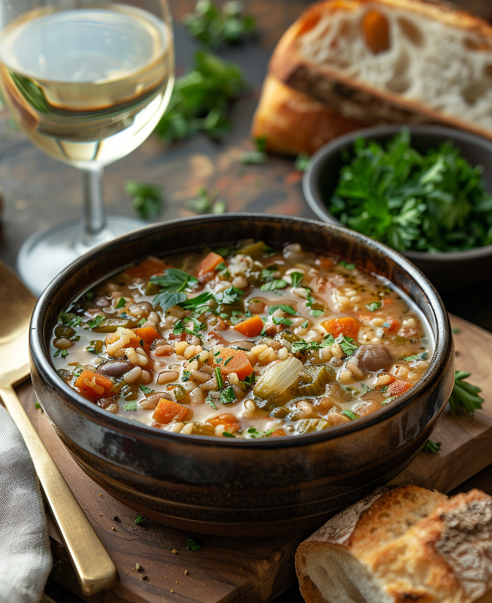 arroz caldoso con verduras