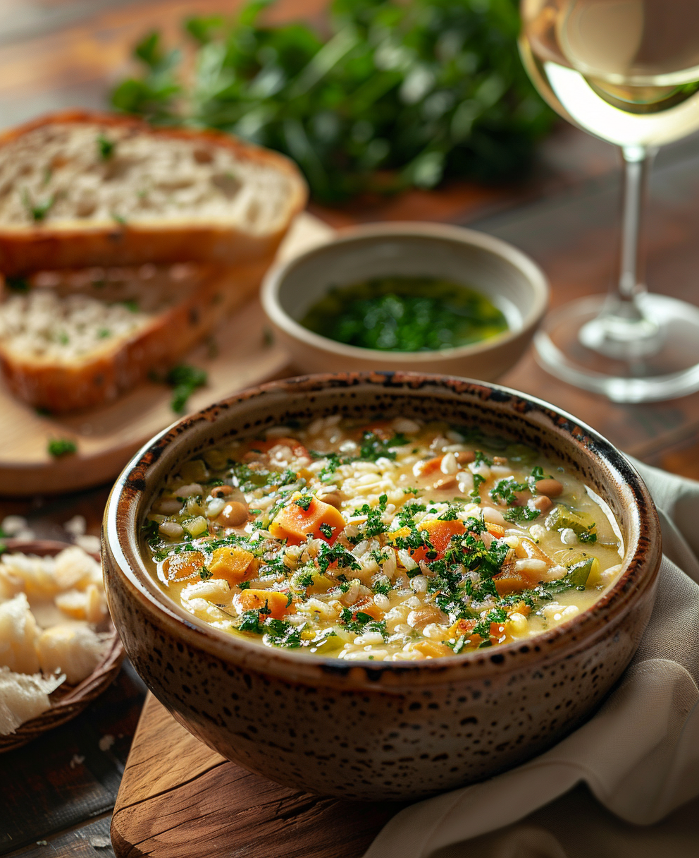 arroz caldoso con verduras