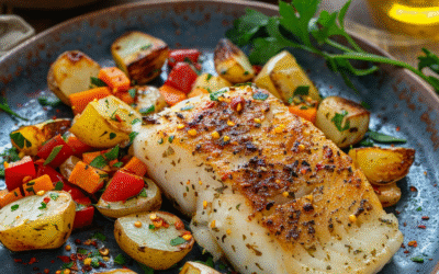 Bacalao al Horno con Verduras: Receta Fácil y Deliciosa