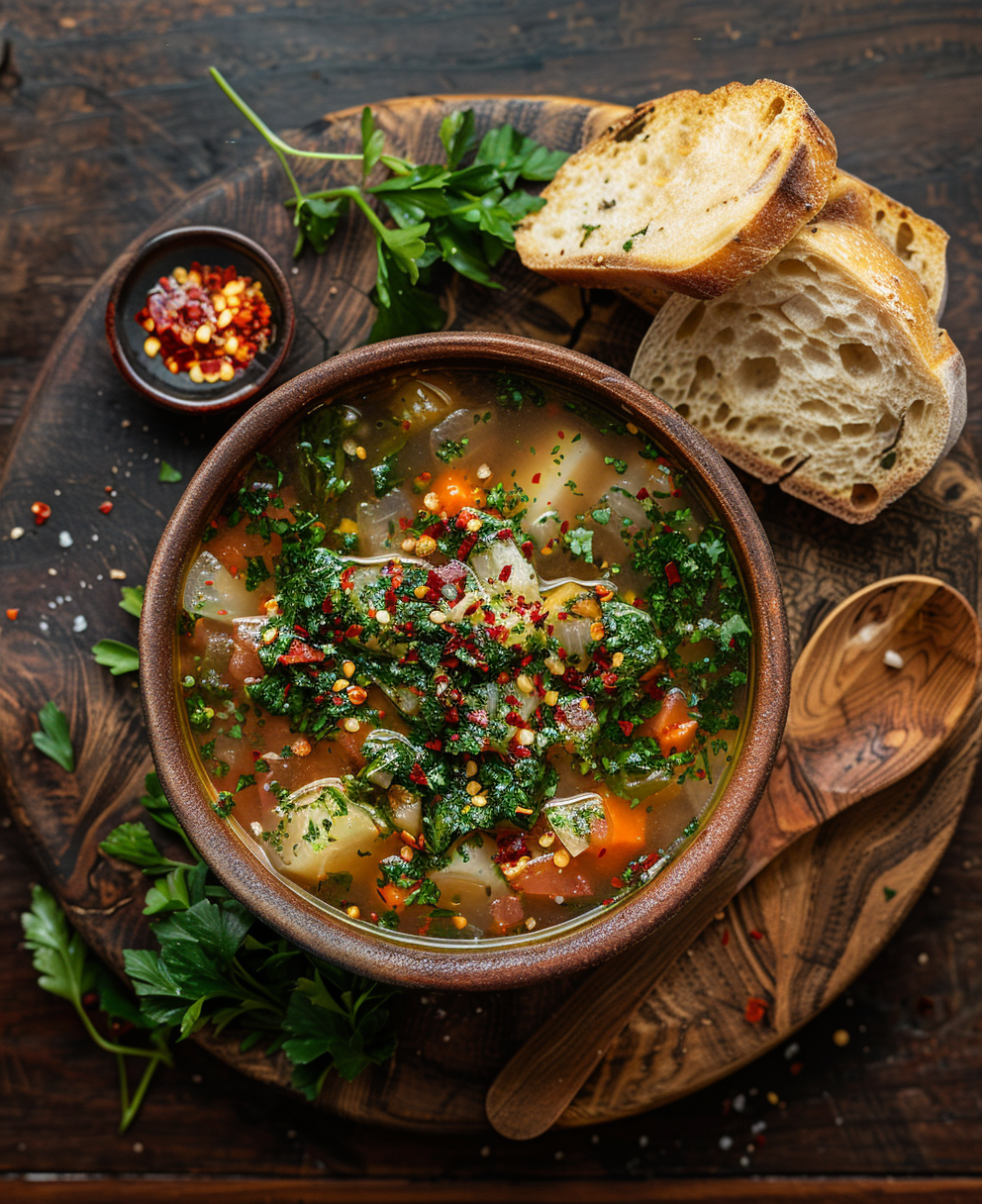 caldo de verduras