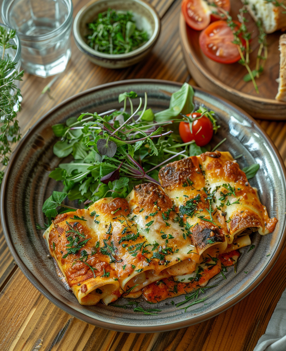 canelones de verduras