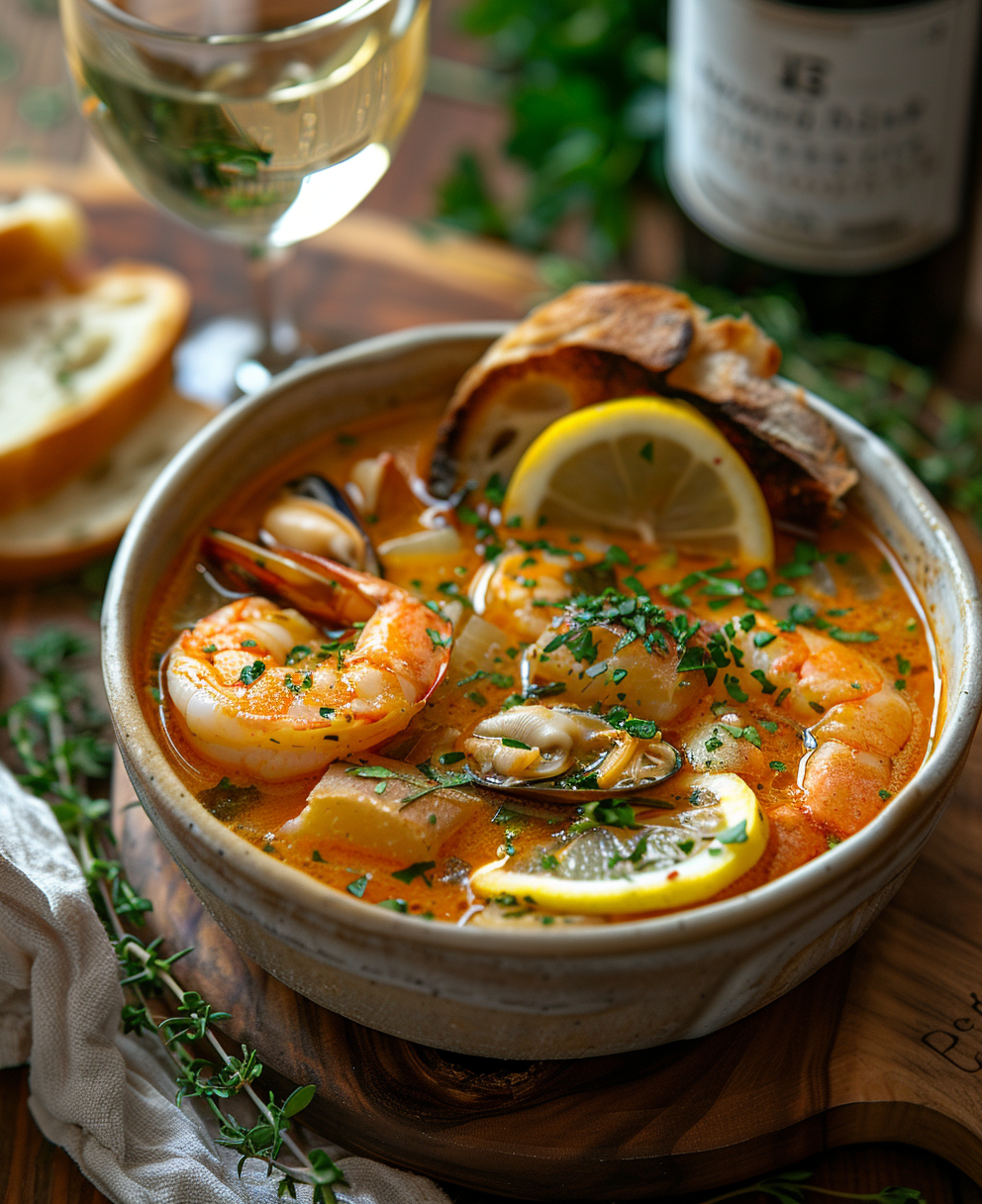 como hacer sopa de marisco