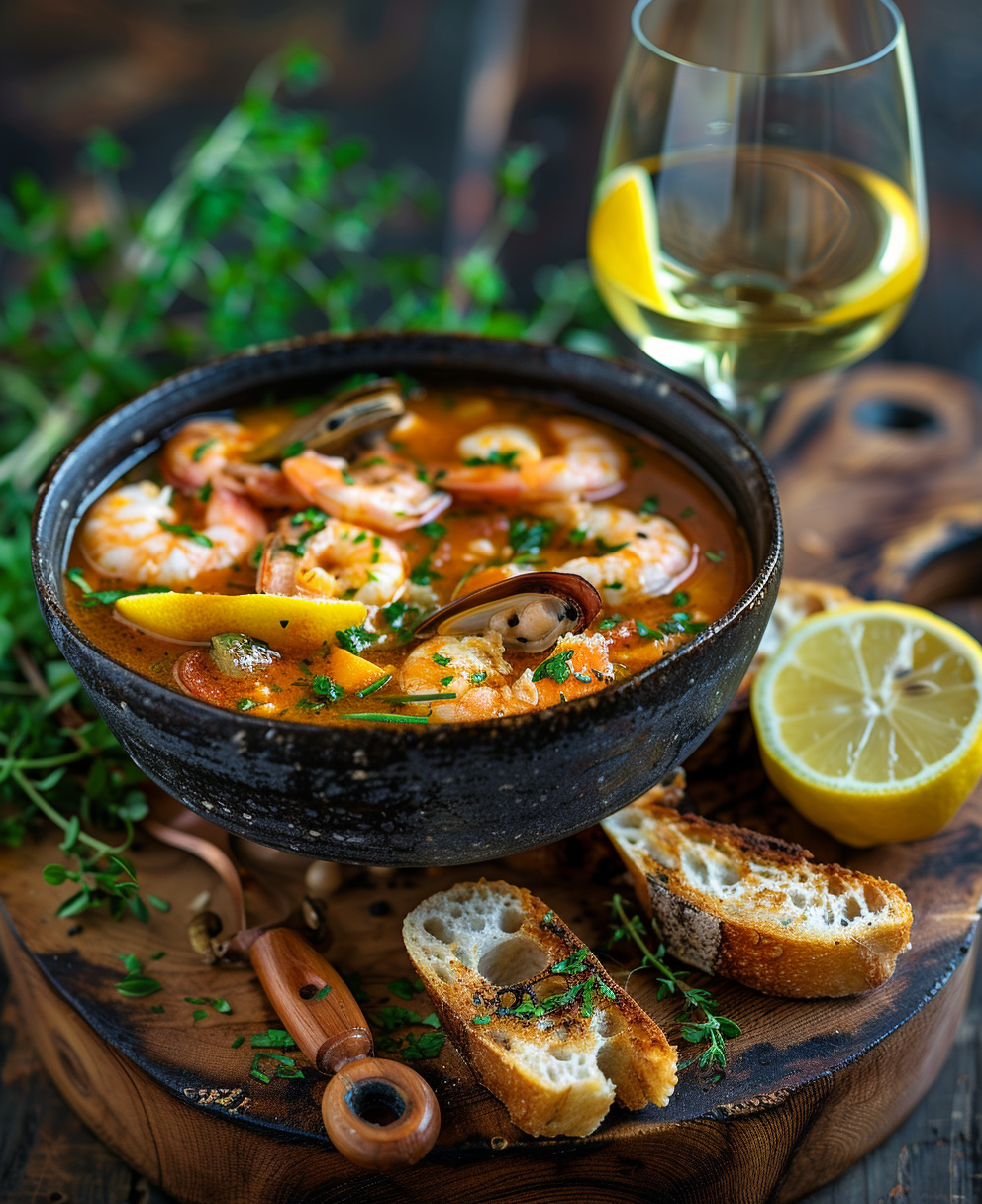 como hacer sopa de marisco
