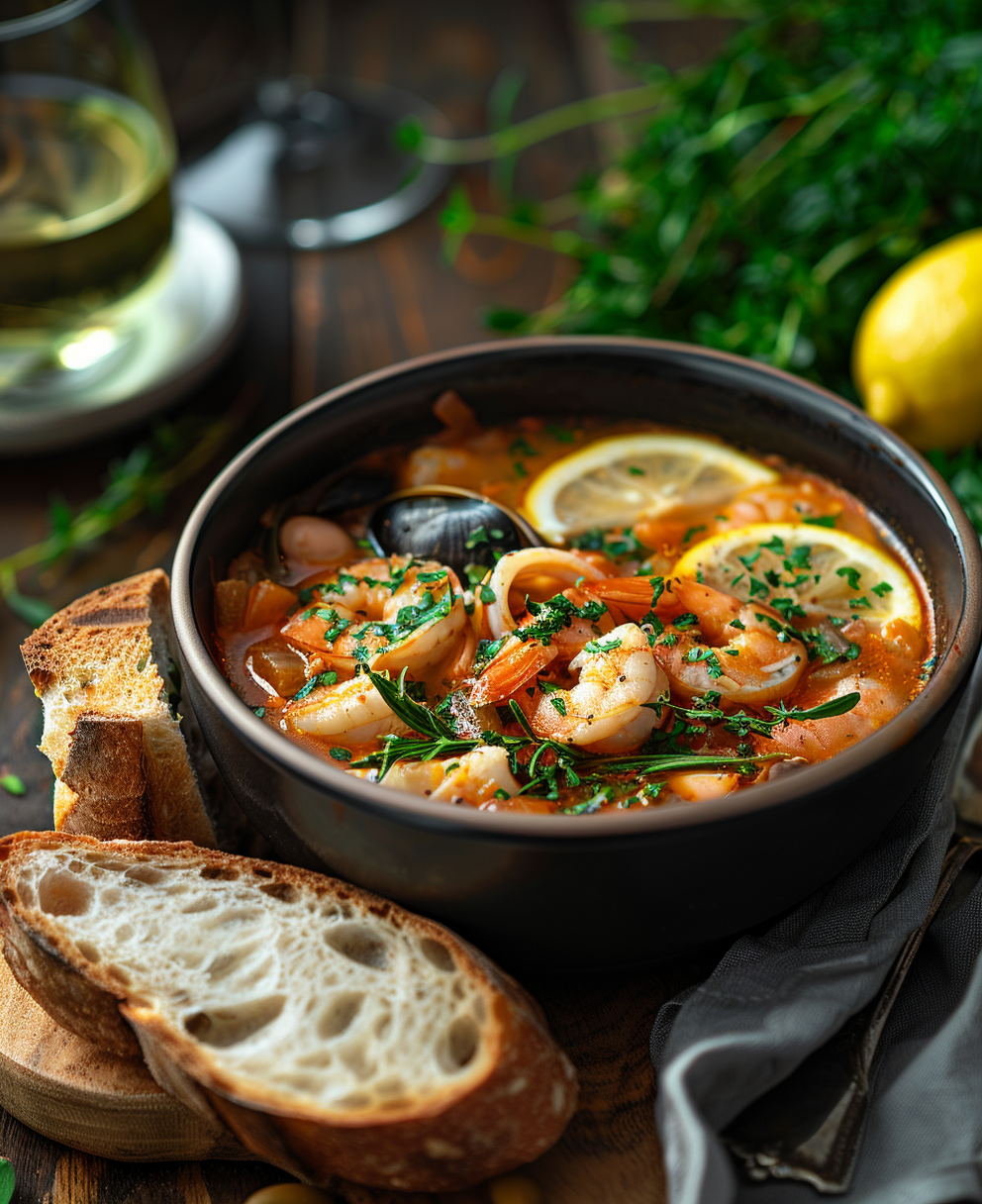 como hacer sopa de marisco