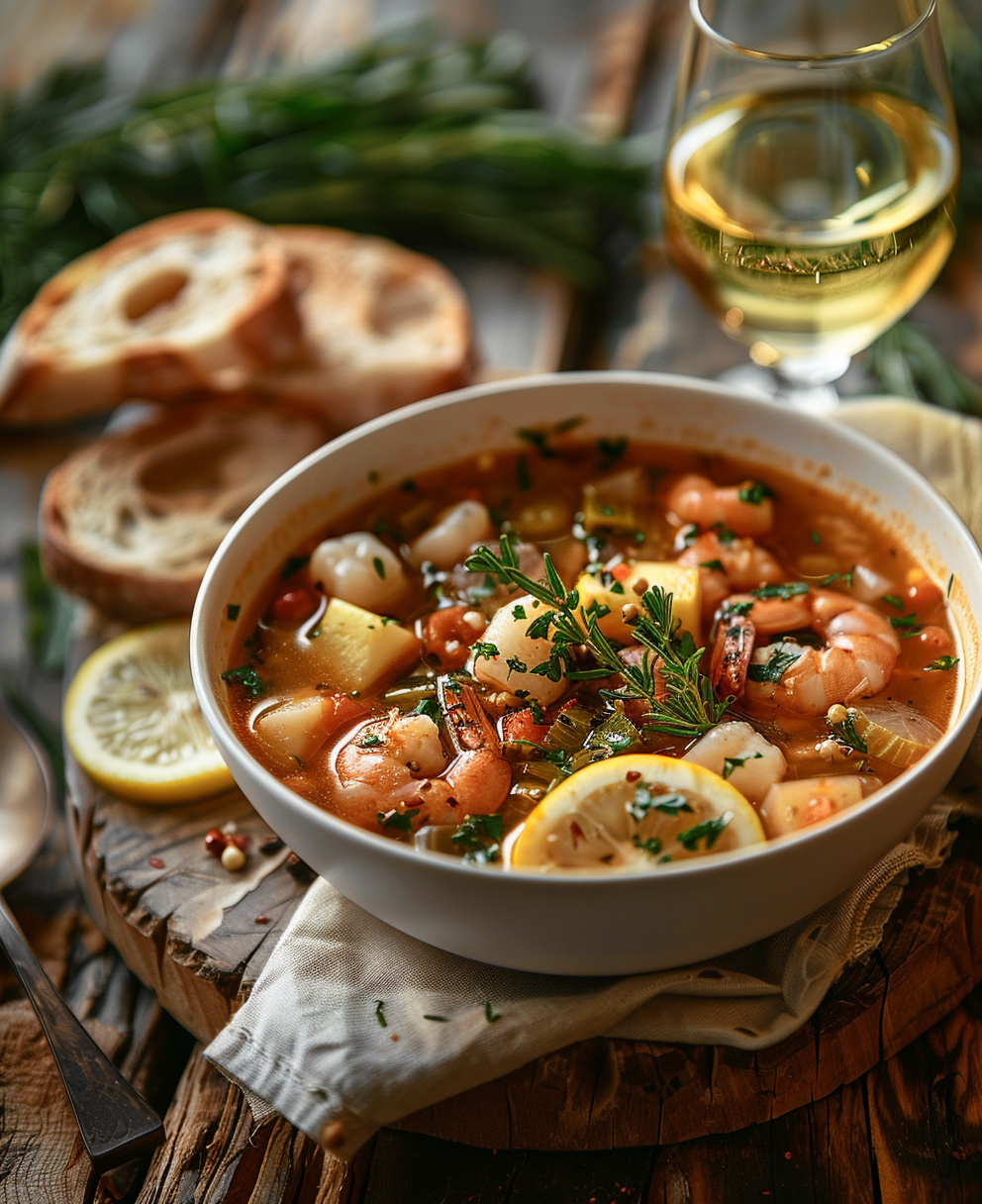 cómo se hace la sopa de marisco
