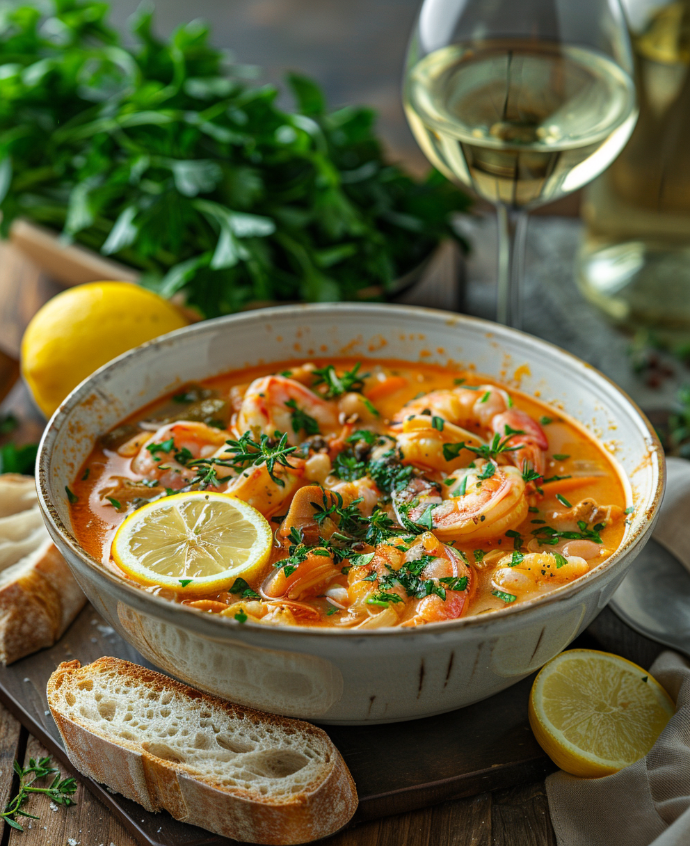 cómo se hace la sopa de marisco