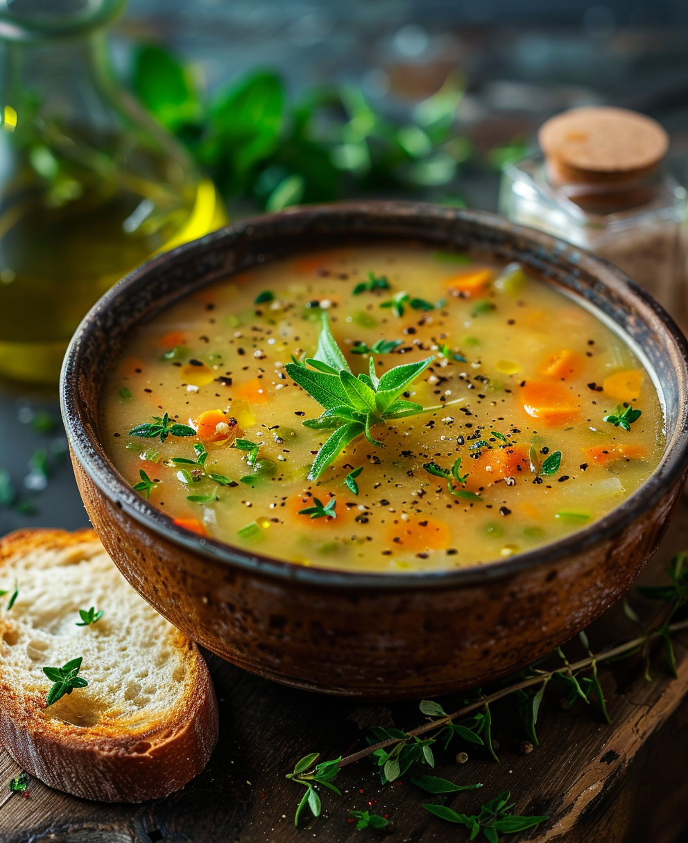 crema de verduras variadas