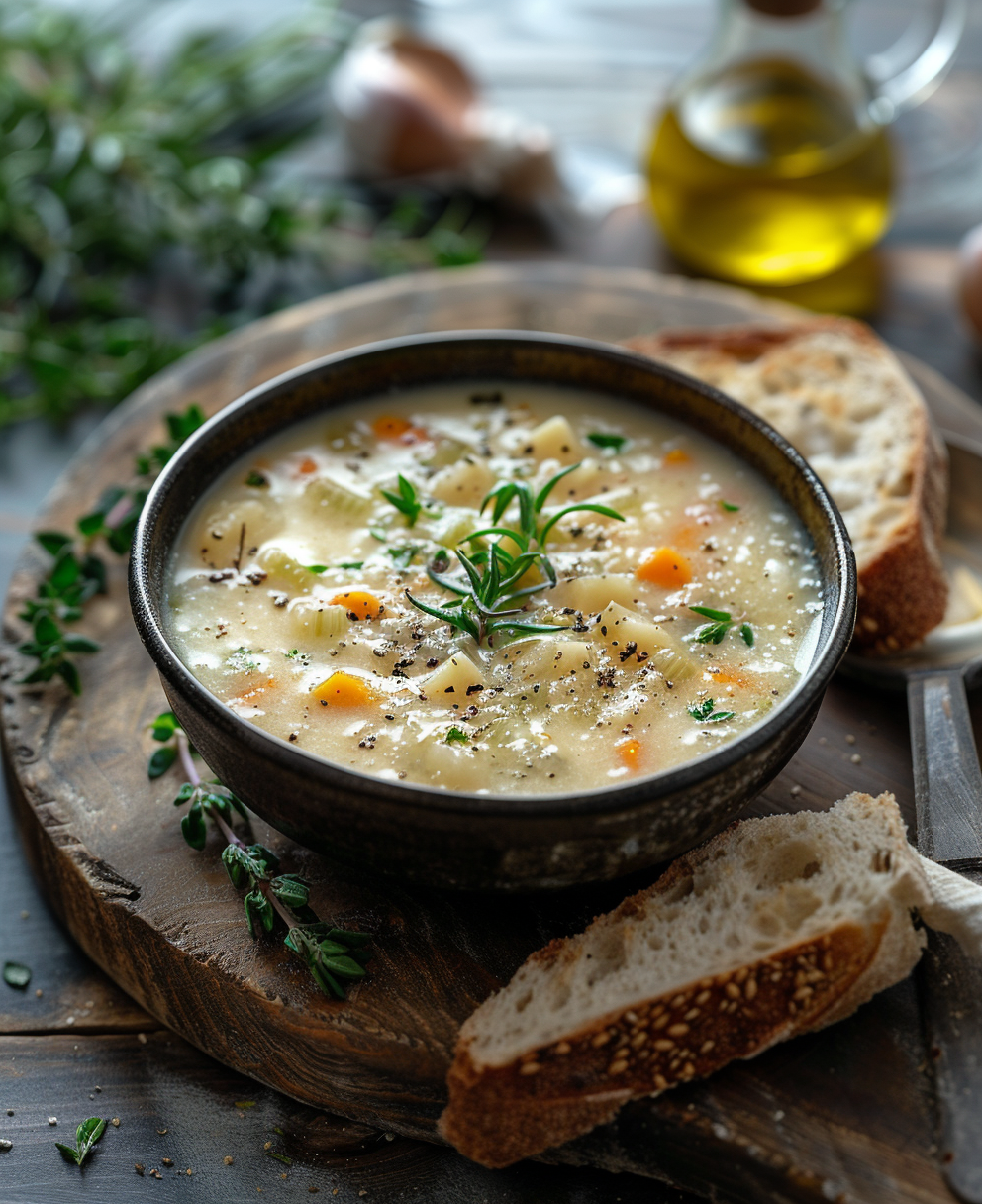 crema de verduras variadas