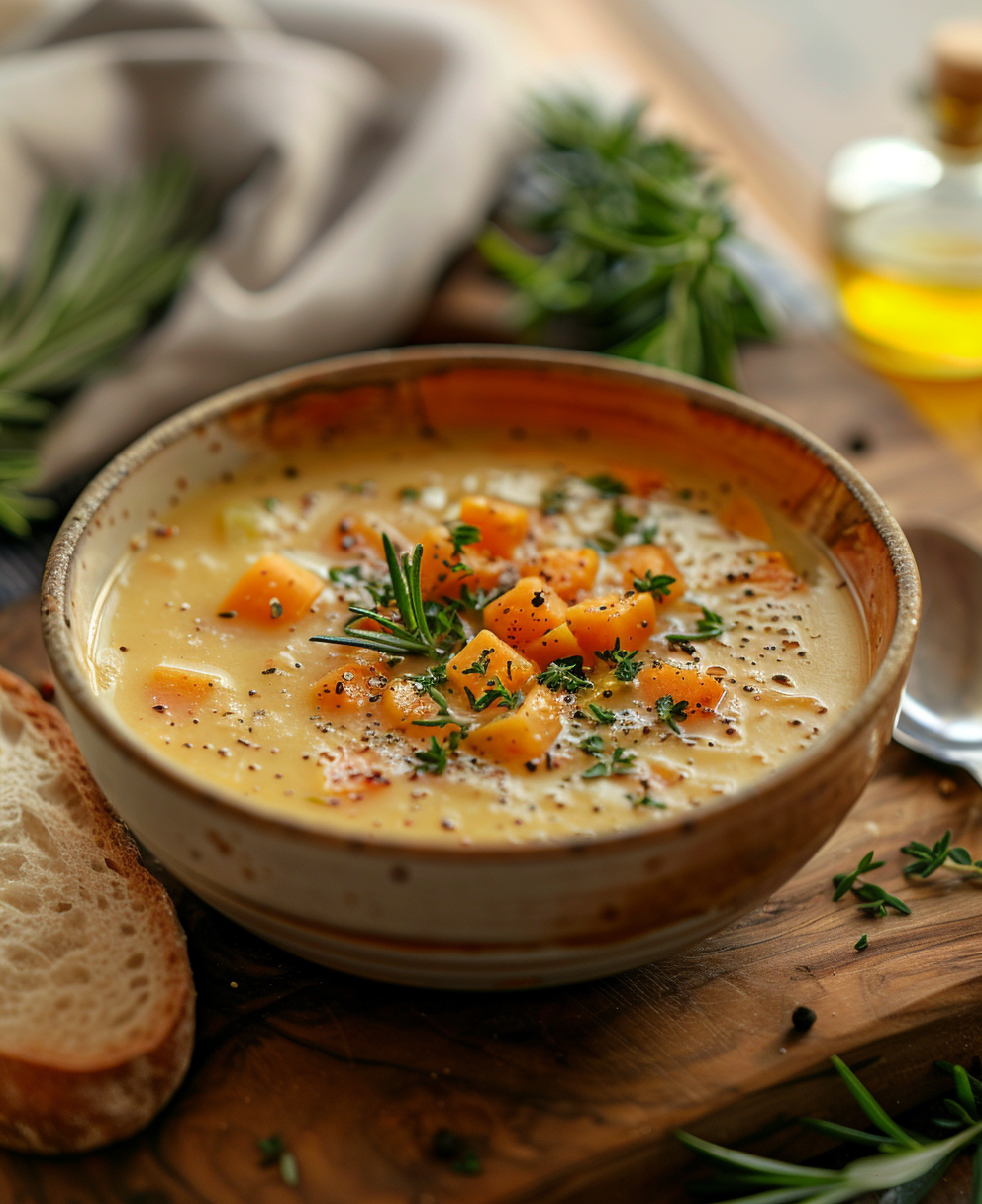 crema de verduras variadas