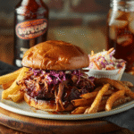 hamburguesa de pulled pork