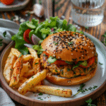 hamburguesas de garbanzos