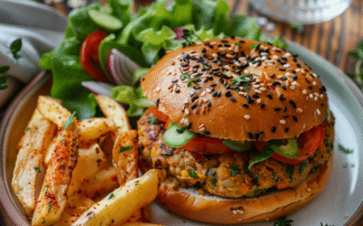 Hamburguesas de garbanzos: La receta más fácil y deliciosa
