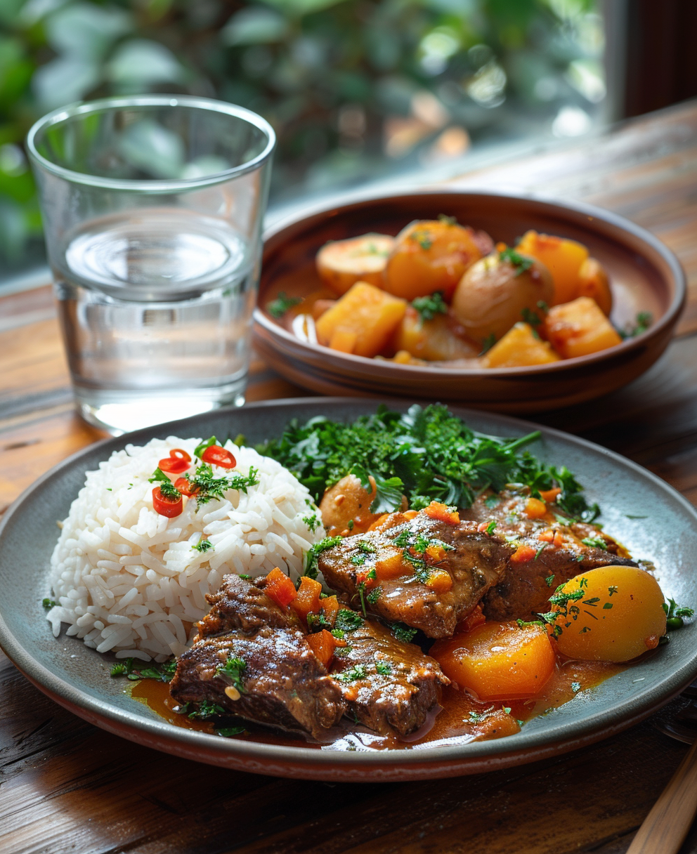 menestra de verduras con carne de la abuela