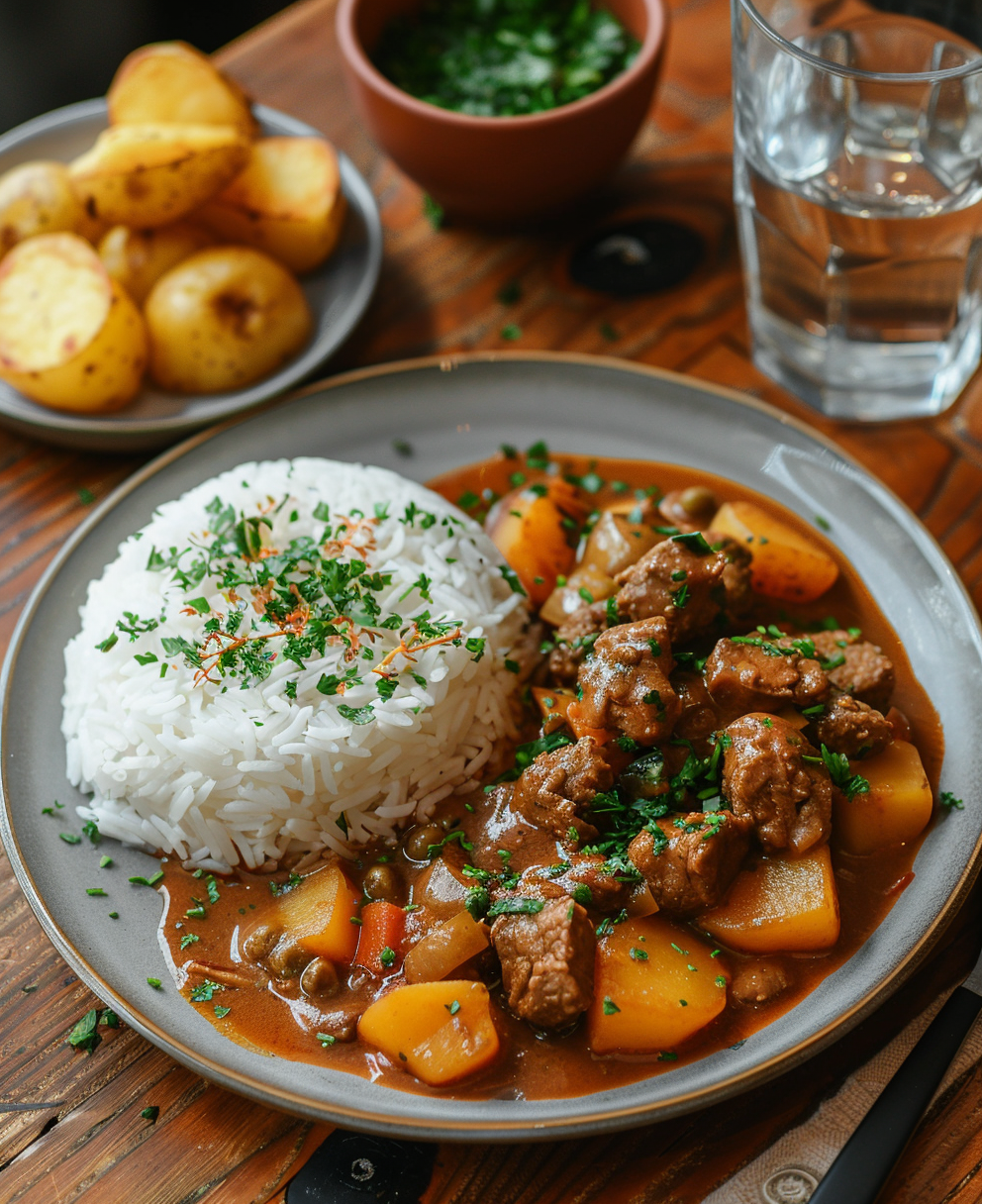 menestra de verduras con carne de la abuela