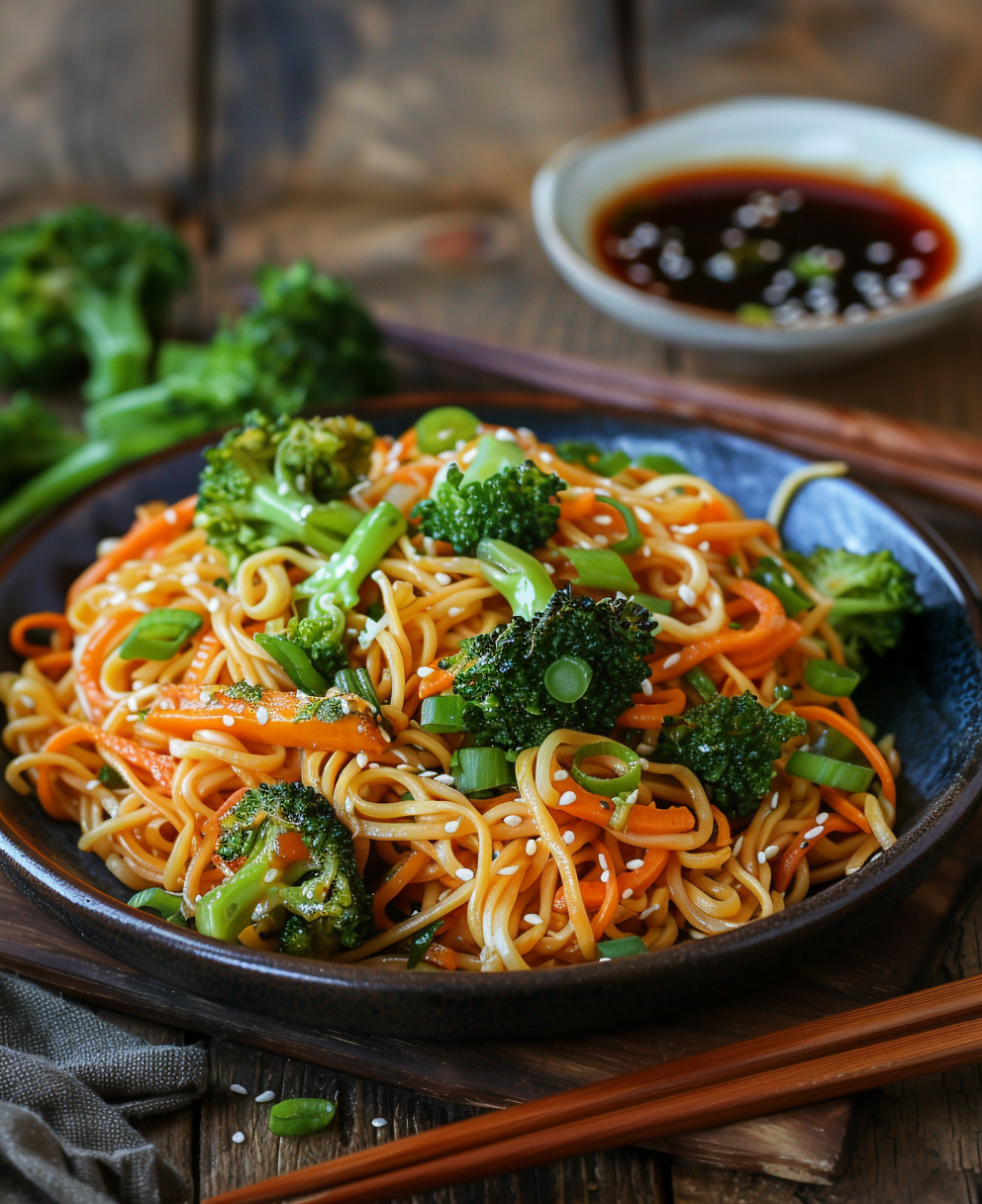 noodles con verduras