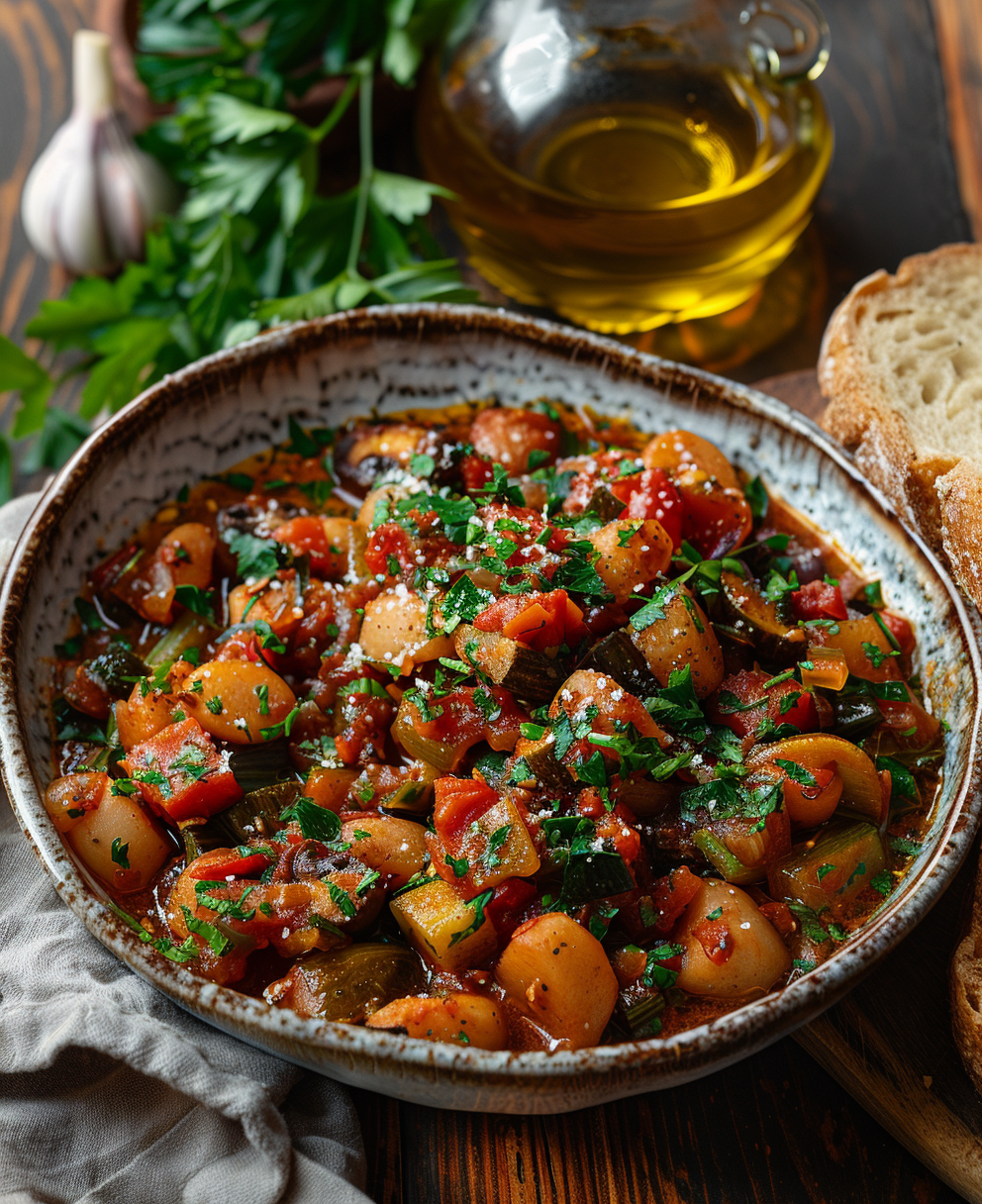 ñoquis con verduras