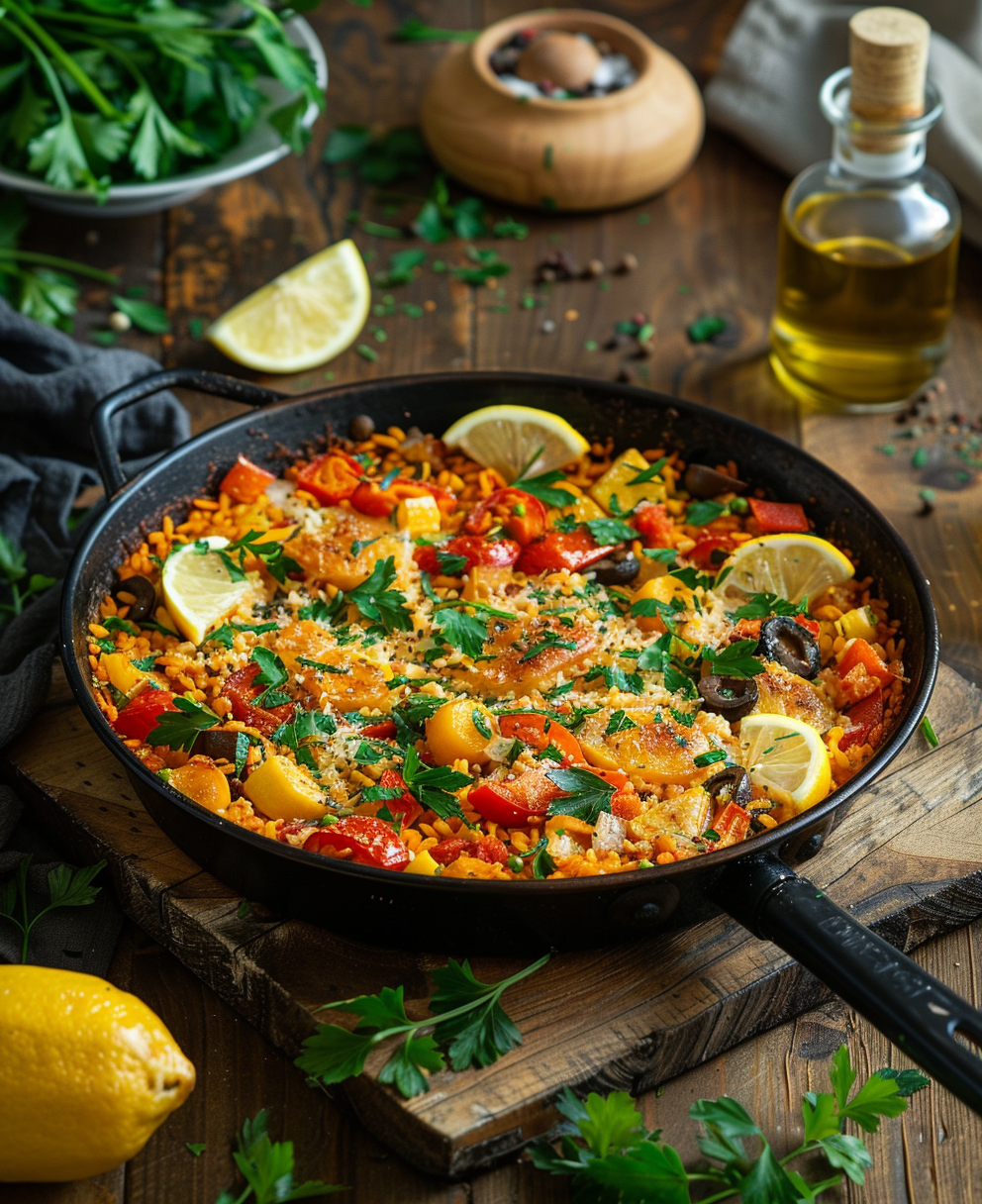paella verduras