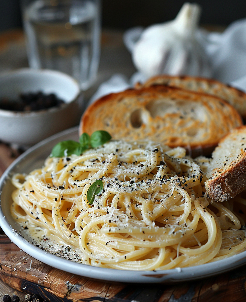 pasta con cacio e pepe