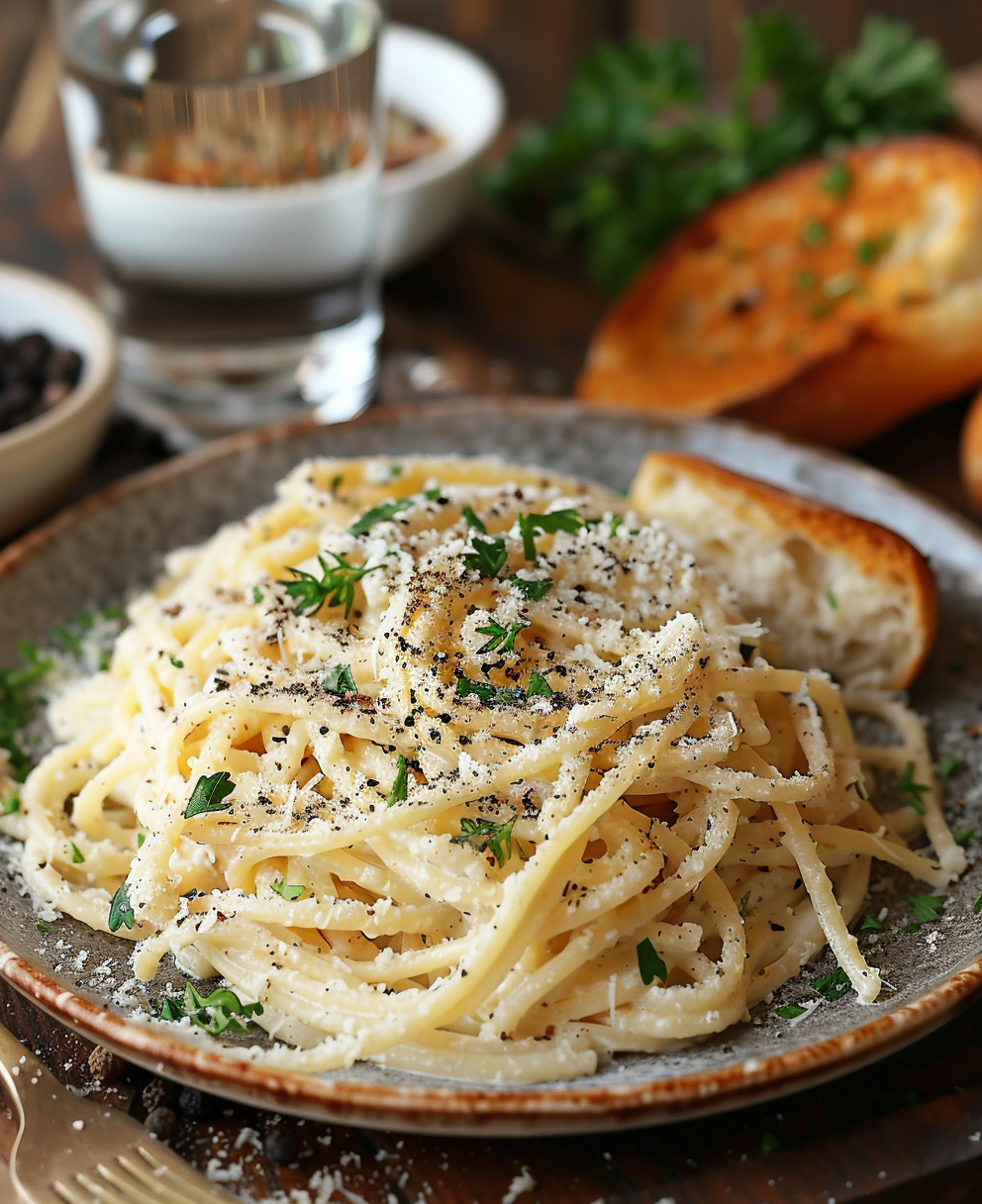 pasta con cacio e pepe