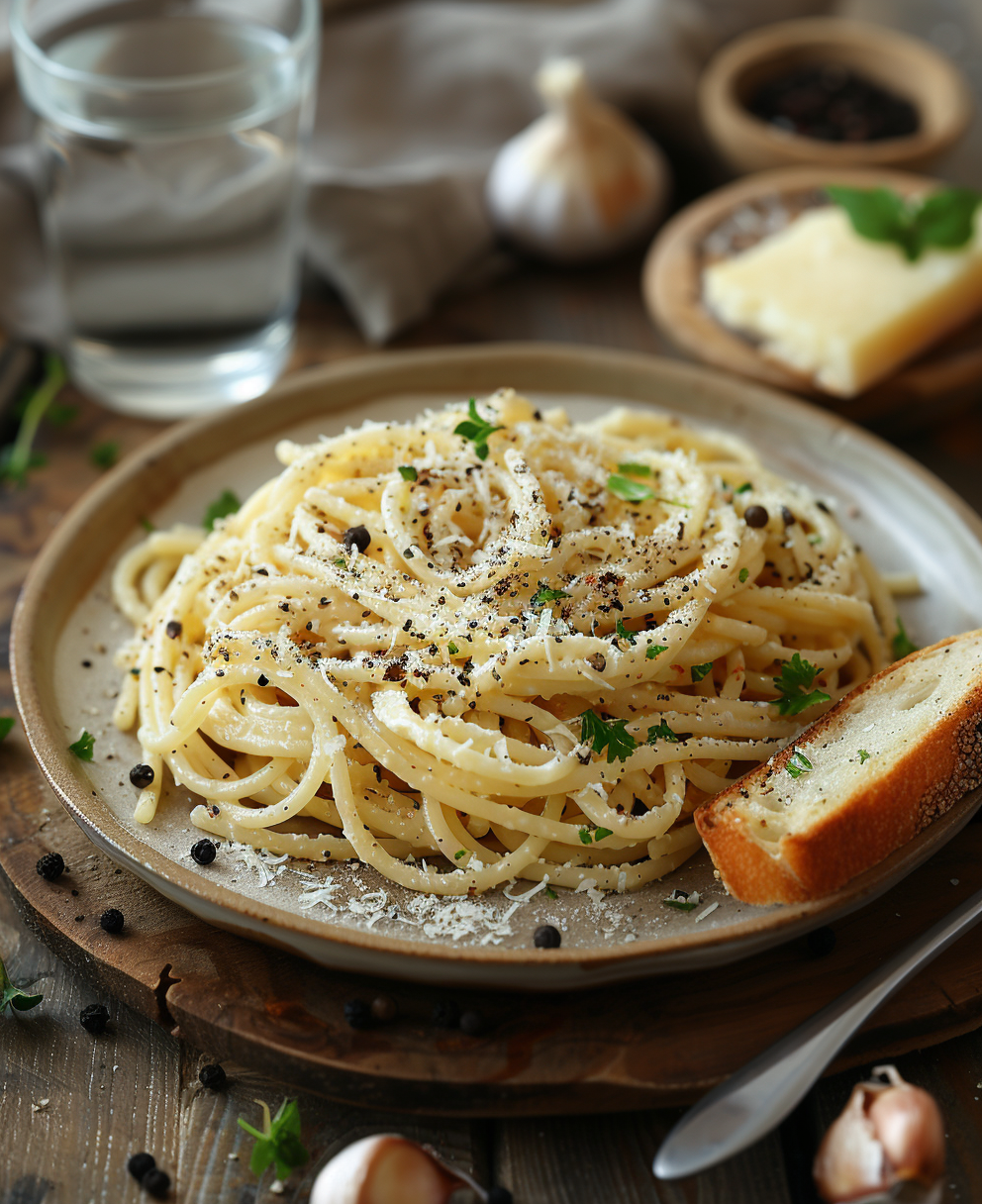 pasta con cacio e pepe