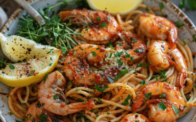Pasta con Langostinos: Receta Fácil y Deliciosa