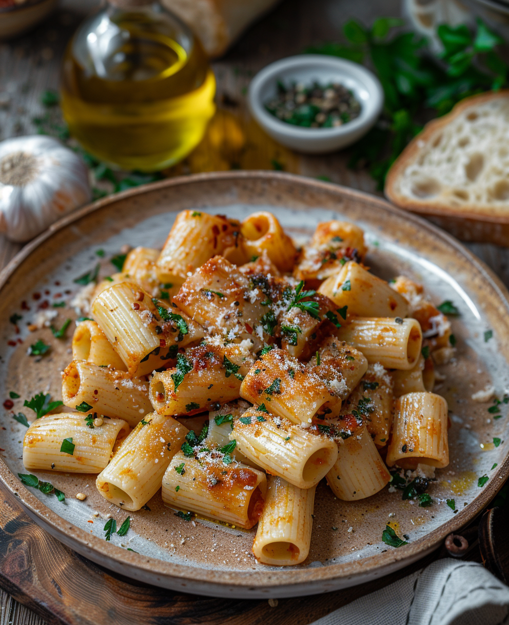 pasta con paccheri