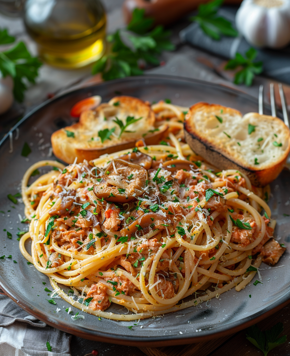 pasta con setas