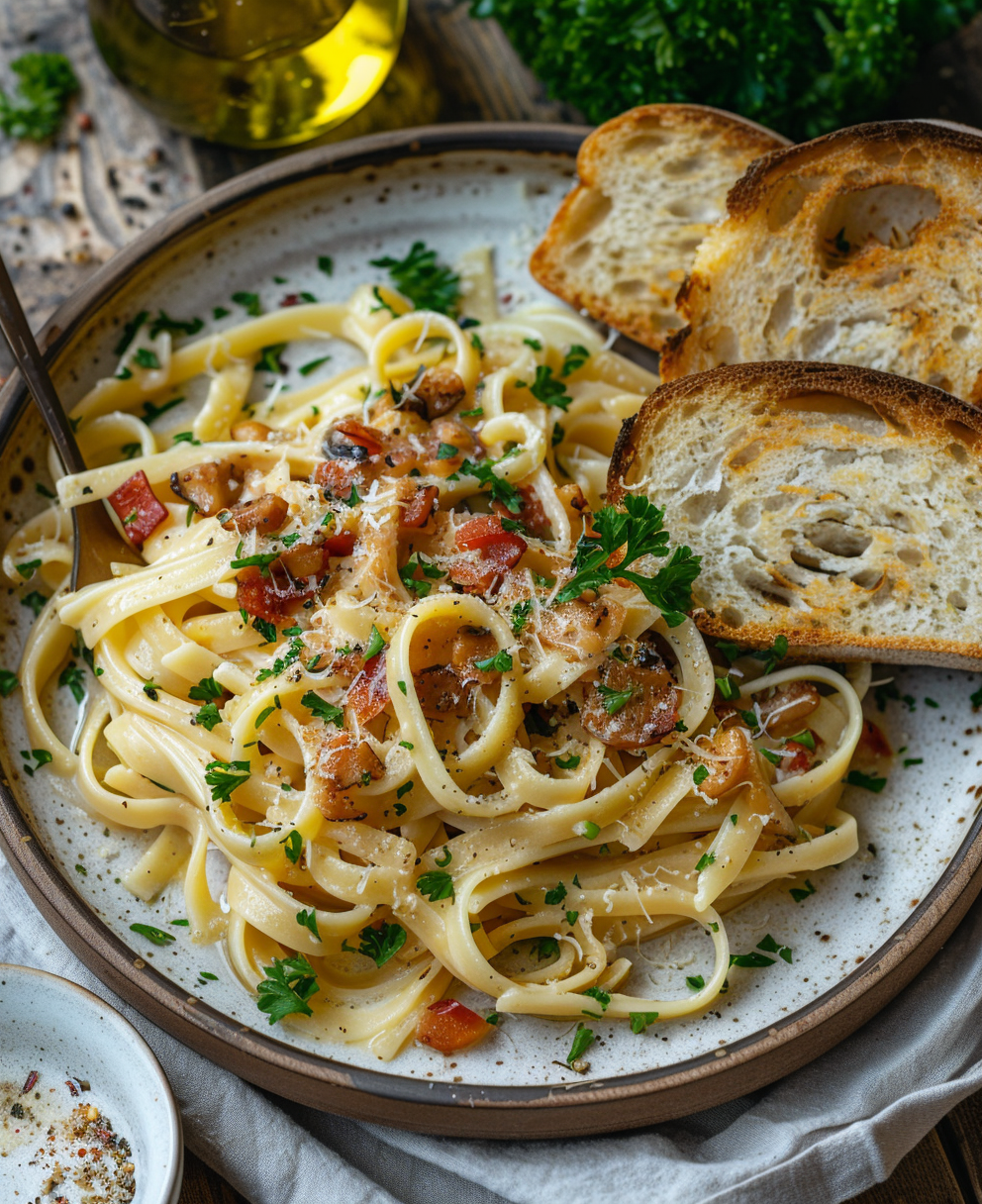 pasta con setas