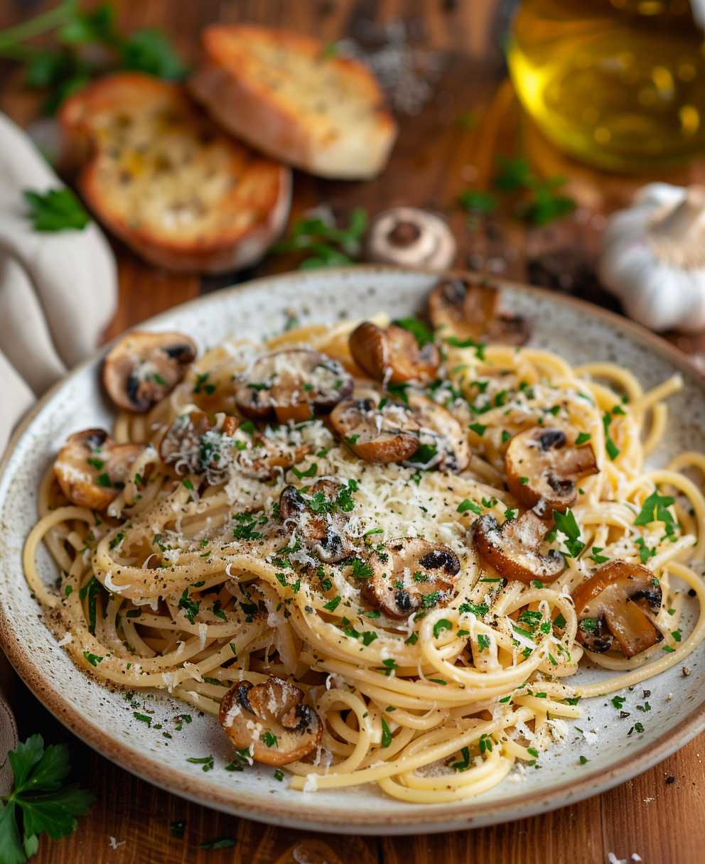 pasta con setas