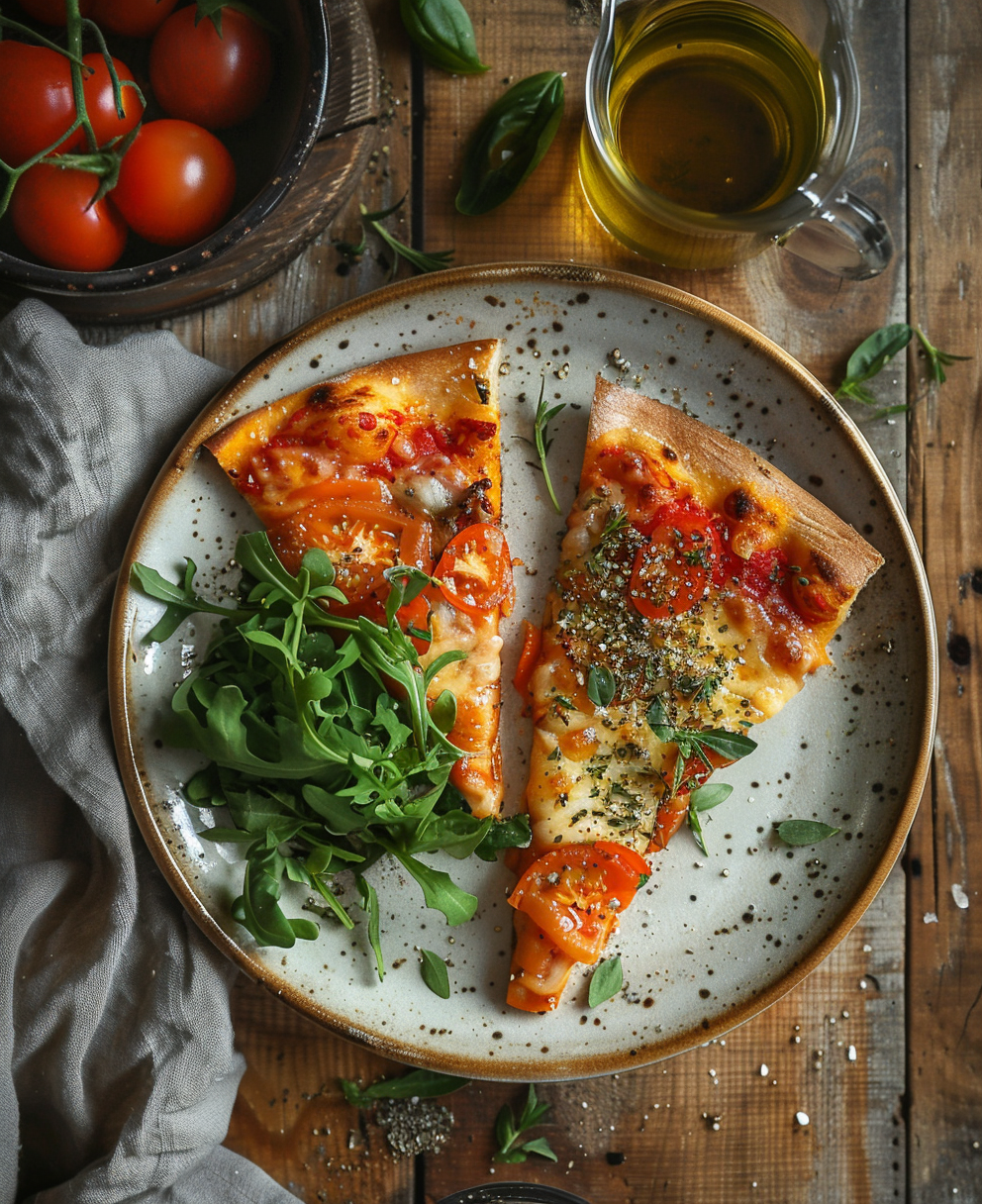 pizza de verduras