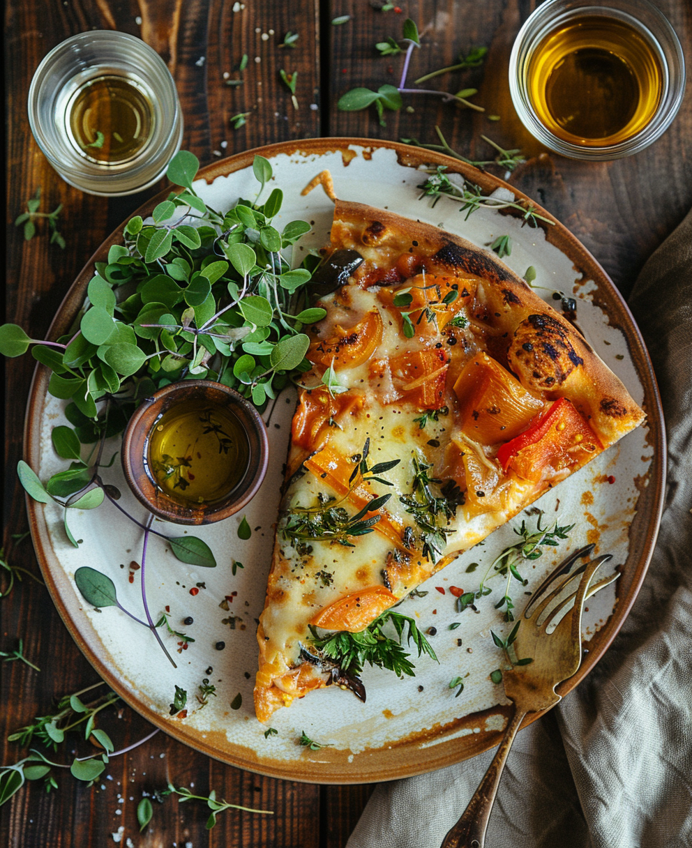 pizza de verduras